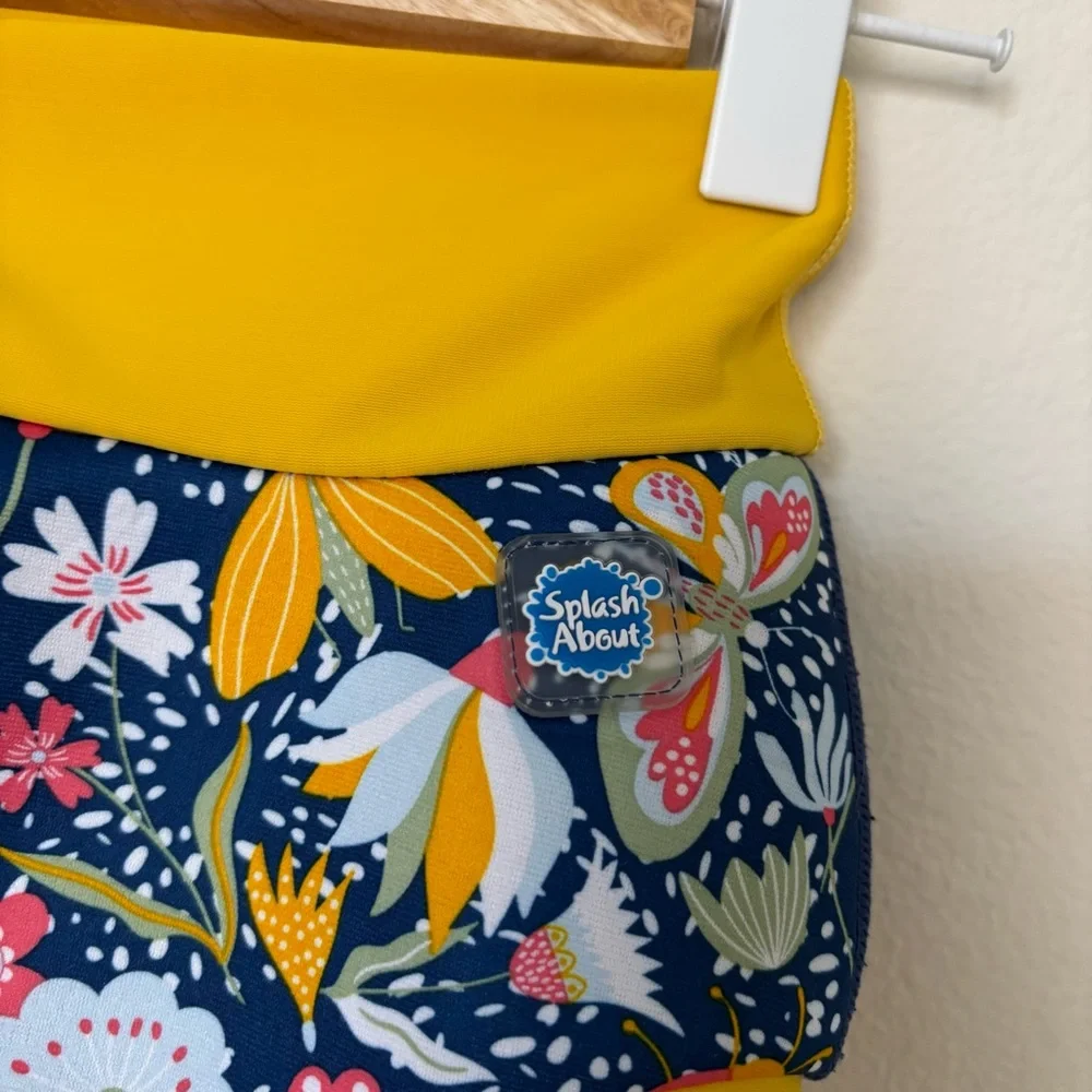 Splash About Happy Nappy reusable Swim Diaper Floral 1-2 years